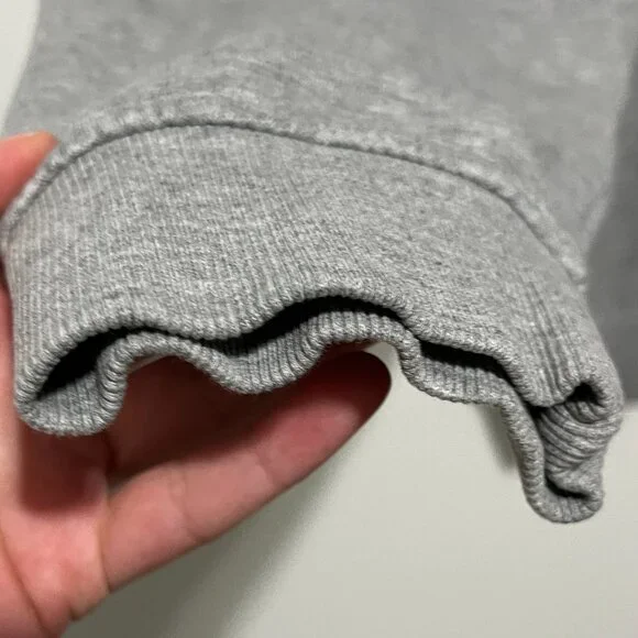 Beautiful Disaster Womens Crewneck Sweatshirt C2X Gray Lounge Cozy Weekend Comfy - Picture 7 of 9